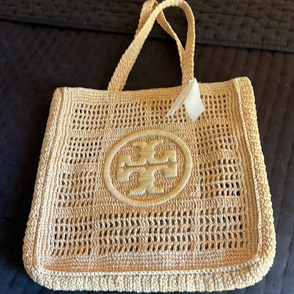 Tory Burch Ella-Hand Crocheted Tote